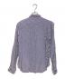 COMME des GARCONS HOMME (コムデギャルソン オム) 切替チェッカーシャツ ブルー サイズ:M：18000円