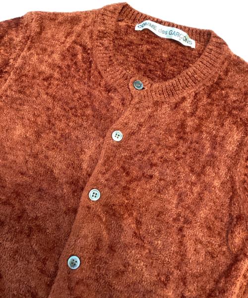 COMME des GARCONS（コムデギャルソン）COMME des GARCONS (コムデギャルソン) ベロアカーディガン オレンジ サイズ:表記なしの古着・服飾アイテム