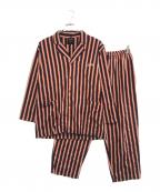 Jean Paul Gaultier FEMMEジャンポールゴルチエ フェム）の古着「ストライプロゴセットアップ」｜レッド