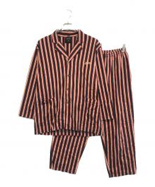 Jean Paul Gaultier FEMME（ジャンポールゴルチエ フェム）の古着「ストライプロゴセットアップ」｜レッド