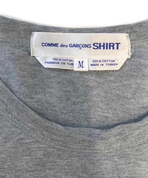 COMME des GARCONS SHIRT（コムデギャルソンシャツ）COMME des GARCONS SHIRT (コムデギャルソンシャツ) ロングスリーブカットソー グレー サイズ:Mの古着・服飾アイテム