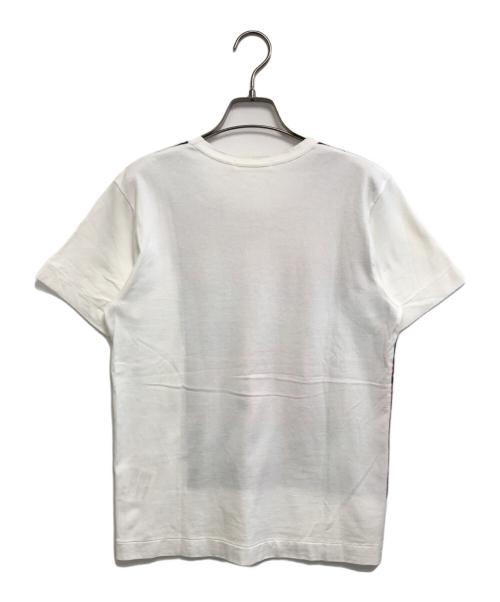 COMME des GARCONS（コムデギャルソン）COMME des GARCONS (コムデギャルソン) チェックプリントTシャツ ホワイト サイズ:Mの古着・服飾アイテム