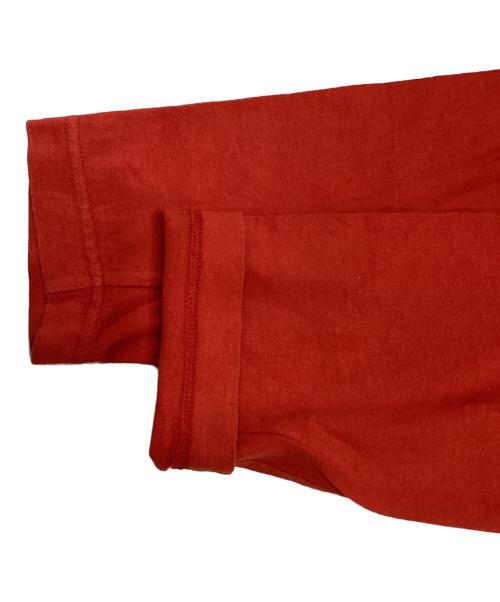 COMME des GARCONS HOMME（コムデギャルソン オム）COMME des GARCONS HOMME (コムデギャルソン オム) 発泡プリントダメージL/Sカットソー レッド サイズ:表記なしの古着・服飾アイテム