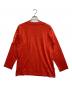 COMME des GARCONS HOMME (コムデギャルソン オム) 発泡プリントダメージL/Sカットソー レッド サイズ:表記なし：22000円