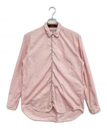 COMME des GARCONS HOMME（コムデギャルソン オム）の古着「縮絨切替シャツ」｜ピンク