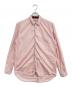 COMME des GARCONS HOMME（コムデギャルソン オム）の古着「縮絨切替シャツ」｜ピンク