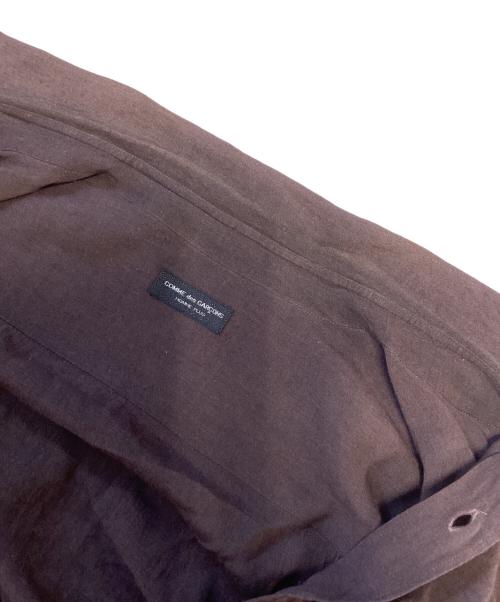 COMME des GARCONS HOMME PLUS（コムデギャルソンオムプリュス）COMME des GARCONS HOMME PLUS (コムデギャルソンオムプリュス) パイピングレーヨンシャツ ブラウン サイズ:不明の古着・服飾アイテム