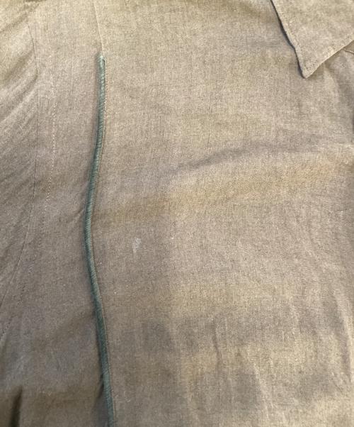 COMME des GARCONS HOMME PLUS（コムデギャルソンオムプリュス）COMME des GARCONS HOMME PLUS (コムデギャルソンオムプリュス) パイピングレーヨンシャツ ブラウン サイズ:不明の古着・服飾アイテム