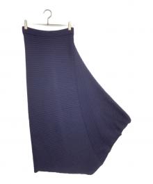 J.W.ANDERSON（ジェイダブリューアンダーソン）の古着「変形ウールニットスカート」｜ネイビー