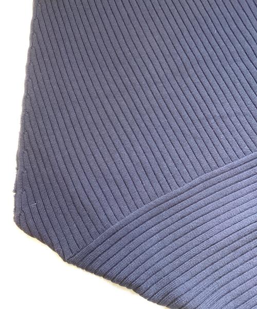 J.W.ANDERSON（ジェイダブリューアンダーソン）J.W.ANDERSON (ジェイダブリューアンダーソン) 変形ウールニットスカート ネイビー サイズ:Ｓの古着・服飾アイテム