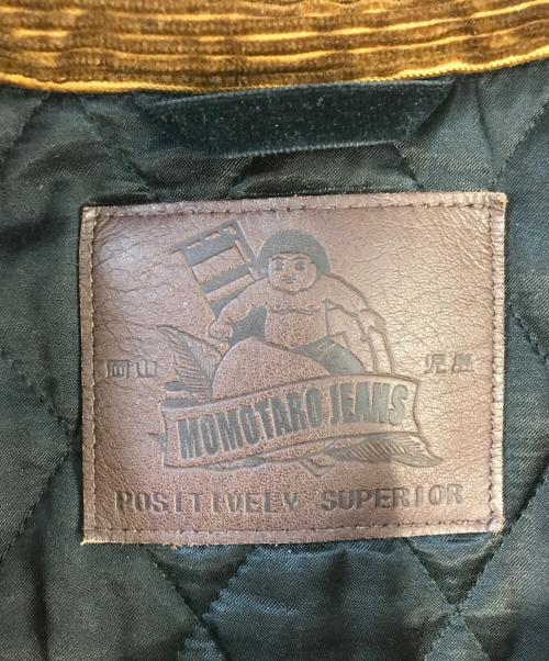 MOMOTARO JEANS（桃太郎ジーンズ）MOMOTARO JEANS (桃太郎ジーンズ) 中綿入りコーデュロイコーチジャケット ブラウン サイズ:Ｌの古着・服飾アイテム