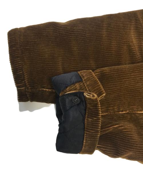 MOMOTARO JEANS（桃太郎ジーンズ）MOMOTARO JEANS (桃太郎ジーンズ) 中綿入りコーデュロイコーチジャケット ブラウン サイズ:Ｌの古着・服飾アイテム