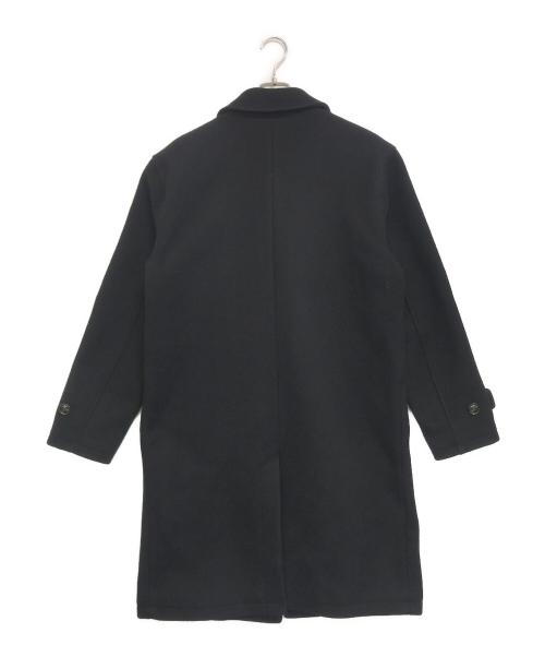 MOMOTARO JEANS（桃太郎ジーンズ）MOMOTARO JEANS (桃太郎ジーンズ) HEAVY MELTON BALMACAAN COAT ブラック サイズ:Ⅼの古着・服飾アイテム