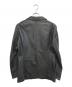 PAUL SMITH (ポールスミス) レザーテーラードジャケット ブラック サイズ:L：14000円