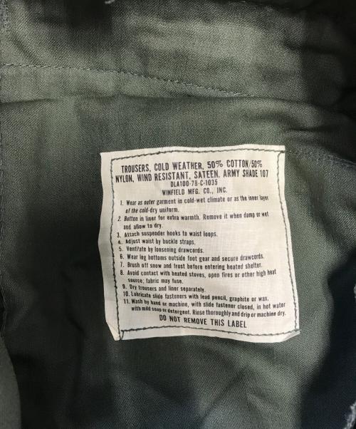 VINTAGE MILITARY（ヴィンテージ ミリタリー）VINTAGE MILITARY (ヴィンテージ ミリタリー) M-65 フィールドパンツ カーキ サイズ:S-Rの古着・服飾アイテム