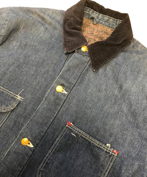 Wrangler（ラングラー）Wrangler (ラングラー) 裏地ブランケットカバーオール インディゴ サイズ:46の古着・服飾アイテム