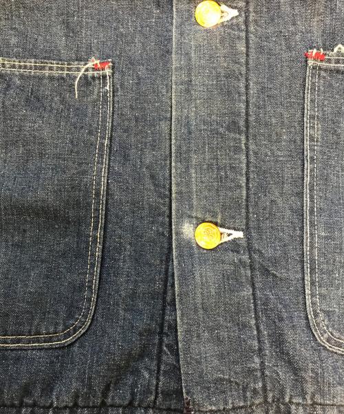 Wrangler（ラングラー）Wrangler (ラングラー) 裏地ブランケットカバーオール インディゴ サイズ:46の古着・服飾アイテム