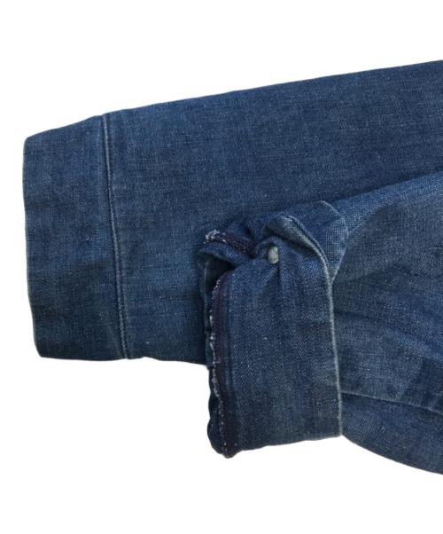Wrangler（ラングラー）Wrangler (ラングラー) 裏地ブランケットカバーオール インディゴ サイズ:46の古着・服飾アイテム