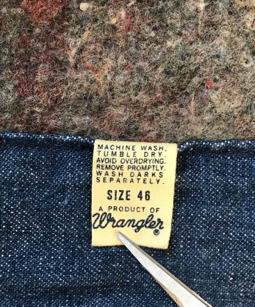 Wrangler（ラングラー）Wrangler (ラングラー) 裏地ブランケットカバーオール インディゴ サイズ:46の古着・服飾アイテム