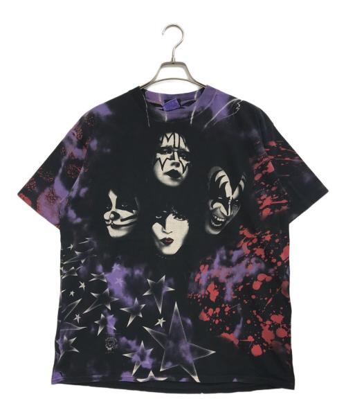 バンドTシャツ（バンドTシャツ）バンドTシャツ (バンドTシャツ) 90s KISS(キッス) バンドTシャツ ブラック サイズ:XLの古着・服飾アイテム