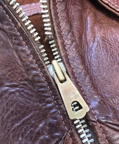 EAST WEST（イーストウェスト）EAST WEST (イーストウェスト) レザージャケット ブラウン サイズ:不明の古着・服飾アイテム