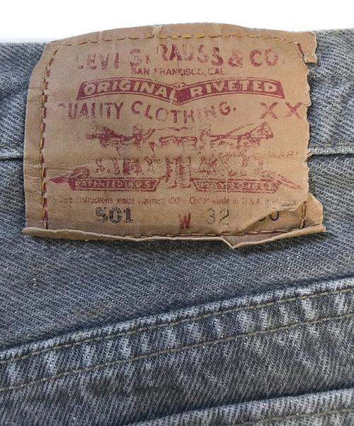 LEVI'S（リーバイス）LEVI'S (リーバイス) 501先染めブラックデニム ブラック サイズ:W32 L30の古着・服飾アイテム