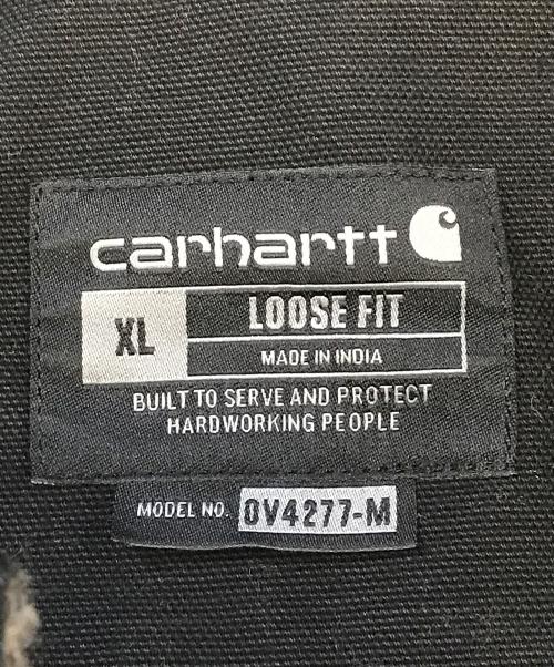 CarHartt（カーハート）CarHartt (カーハート) ウォッシュドダックワークベスト ブラック サイズ:XLの古着・服飾アイテム