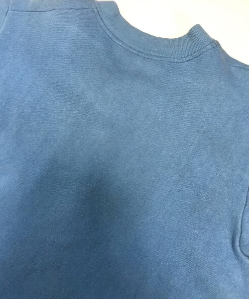 VINTAGE（ヴィンテージ）VINTAGE (ヴィンテージ) 半袖ハーフジップスウェット スカイブルー サイズ:MEDIUMの古着・服飾アイテム