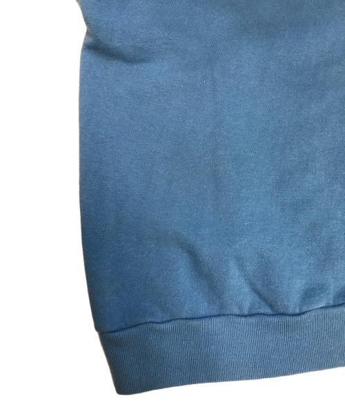 VINTAGE（ヴィンテージ）VINTAGE (ヴィンテージ) 半袖ハーフジップスウェット スカイブルー サイズ:MEDIUMの古着・服飾アイテム