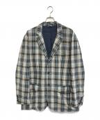 POLO RALPH LAURENポロ・ラルフローレン）の古着「チェックテーラードジャケット」｜グリーン