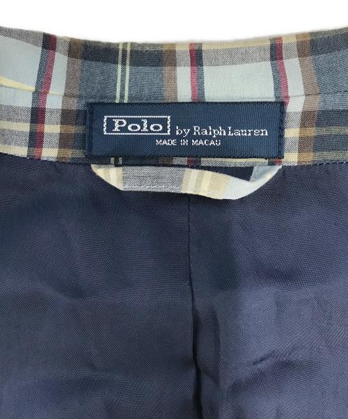 POLO RALPH LAUREN（ポロ・ラルフローレン）POLO RALPH LAUREN (ポロ・ラルフローレン) チェックテーラードジャケット グリーン サイズ:XLの古着・服飾アイテム