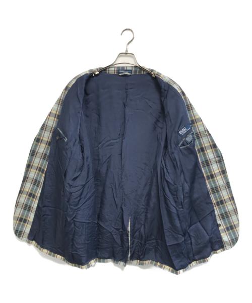 POLO RALPH LAUREN（ポロ・ラルフローレン）POLO RALPH LAUREN (ポロ・ラルフローレン) チェックテーラードジャケット グリーン サイズ:XLの古着・服飾アイテム