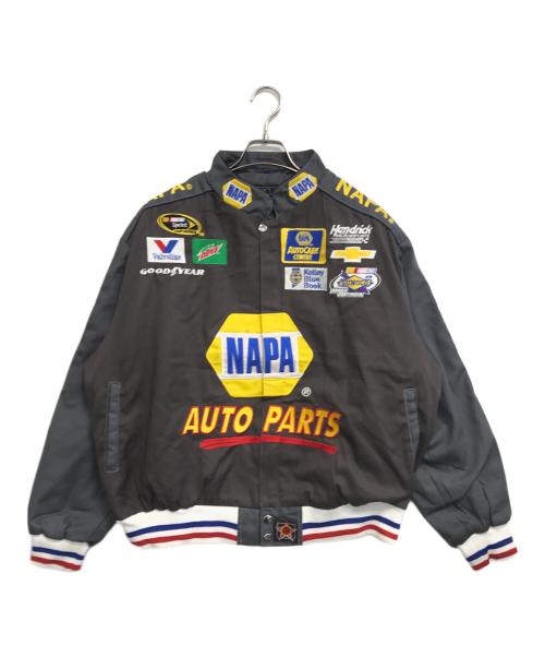 JH Design（ジェイエイチデザイン）JH Design (ジェイエイチデザイン) レーシングジャケット グレー サイズ:Lの古着・服飾アイテム