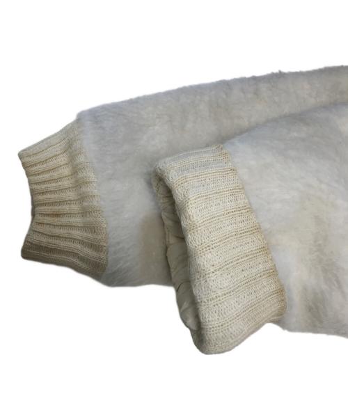 VINTAGE（ヴィンテージ）VINTAGE (ヴィンテージ) ボアパーカー ホワイト×レッド×ブラック サイズ:表記なしの古着・服飾アイテム