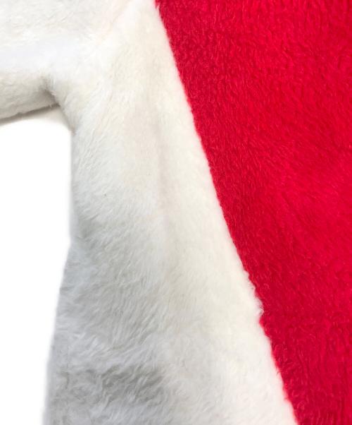 VINTAGE（ヴィンテージ）VINTAGE (ヴィンテージ) ボアパーカー ホワイト×レッド×ブラック サイズ:表記なしの古着・服飾アイテム