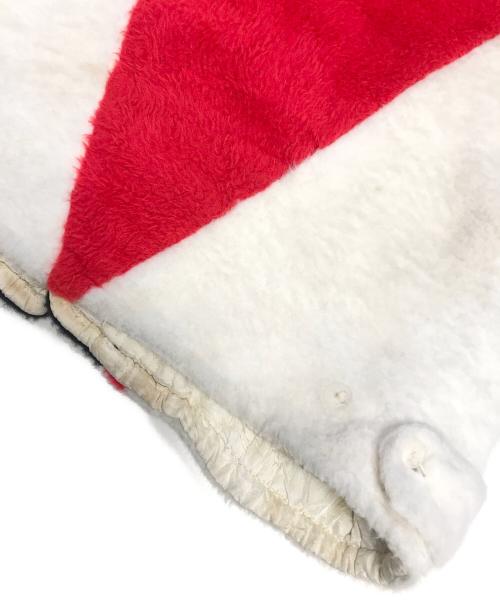 VINTAGE（ヴィンテージ）VINTAGE (ヴィンテージ) ボアパーカー ホワイト×レッド×ブラック サイズ:表記なしの古着・服飾アイテム