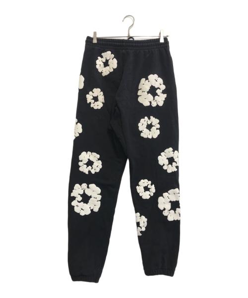 Denim Tears（デニムティアーズ）Denim Tears (デニムティアーズ) Cotton Wreath-print track pants ブラック サイズ:Ｓの古着・服飾アイテム