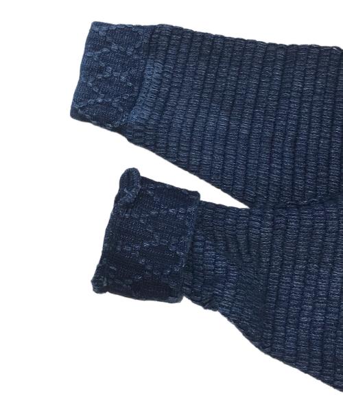 Porter Classic（ポータークラシック）Porter Classic (ポータークラシック) KENDO KNIT ブルー サイズ:Mの古着・服飾アイテム