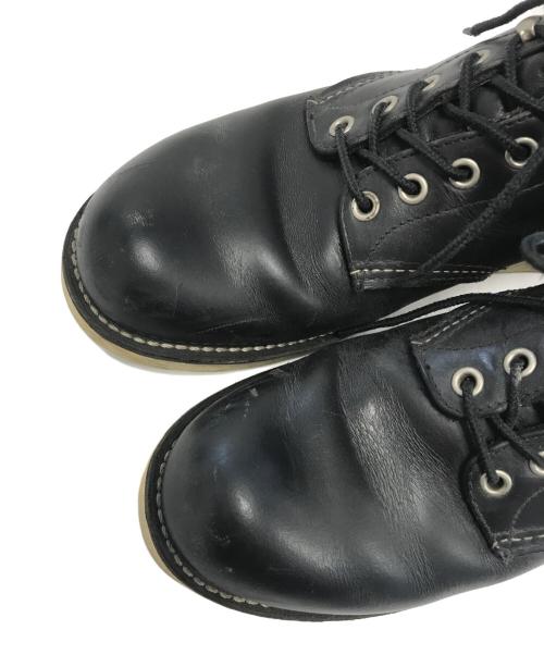 RED WING（レッドウィング）RED WING (レッドウィング) ワークブーツ ブラック サイズ:USA8/UK7/EUR41.0/CM26.0の古着・服飾アイテム