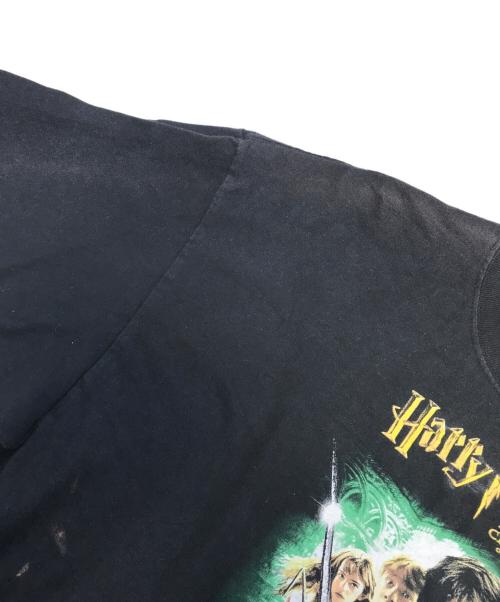 ムービーTシャツ（ムービーTシャツ）ムービーTシャツ (ムービーTシャツ) Harry Potter(ハリーポッター) ムービーシャツ ブラック サイズ:XLの古着・服飾アイテム