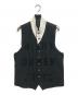 MIHARA YASUHIRO（ミハラヤスヒロ）の古着「アルファベットデザインベスト」｜ブラック