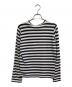 COMME des GARCONS COMME des GARCONS (コムデギャルソン コムデギャルソン) フロント切替ボーダーカットソー ネイビー サイズ:S：10000円