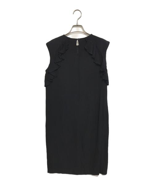 DRIES VAN NOTEN（ドリスヴァンノッテン）DRIES VAN NOTEN (ドリスヴァンノッテン) ノースリーブブラウスワンピース ネイビー サイズ:36の古着・服飾アイテム