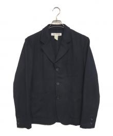 COMME des GARCONS SHIRT（コムデギャルソンシャツ）の古着「ウールギャバ 3Bテーラードジャケット」｜ネイビー