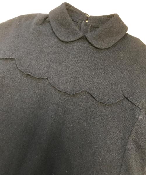 tricot COMME des GARCONS（トリココムデギャルソン）tricot COMME des GARCONS (トリココムデギャルソン) 丸襟ウールニット ネイビー サイズ:Mの古着・服飾アイテム