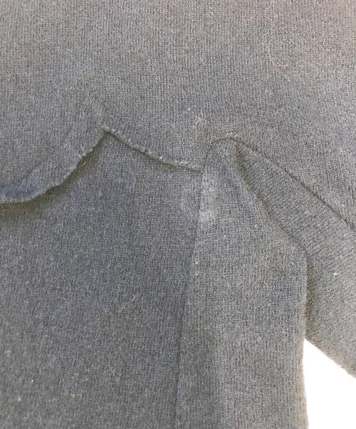 tricot COMME des GARCONS（トリココムデギャルソン）tricot COMME des GARCONS (トリココムデギャルソン) 丸襟ウールニット ネイビー サイズ:Mの古着・服飾アイテム