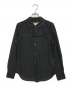 COMME des GARCONS COMME des GARCONSコムデギャルソン コムデギャルソン）の古着「丸襟シャツ」｜ブラック