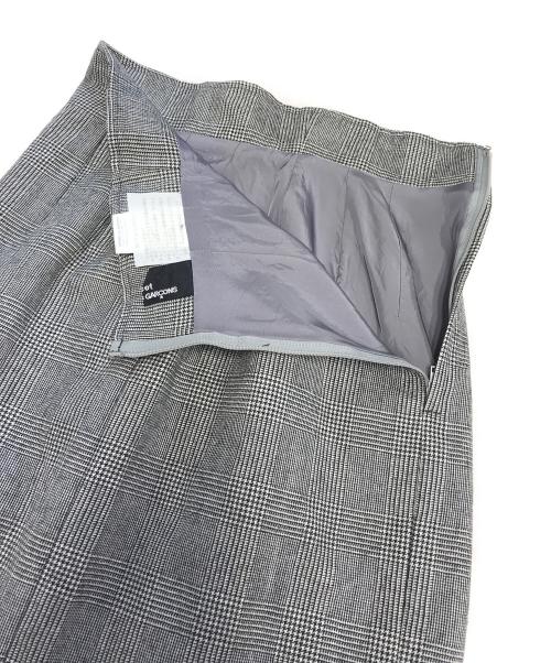tricot COMME des GARCONS（トリココムデギャルソン）tricot COMME des GARCONS (トリココムデギャルソン) チェックスカート グレー サイズ:Sの古着・服飾アイテム