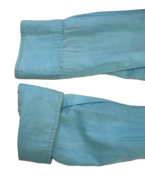 ANN DEMEULEMEESTER（アンドゥムルメステール）ANN DEMEULEMEESTER (アンドゥムルメステール) 変形シャツ スカイブルー サイズ:38の古着・服飾アイテム