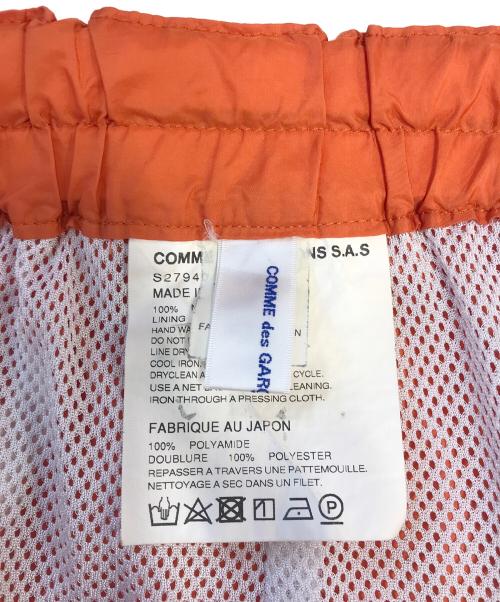 COMME des GARCONS SHIRT（コムデギャルソンシャツ）COMME des GARCONS SHIRT (コムデギャルソンシャツ) ナイロンパンツ オレンジ サイズ:Mの古着・服飾アイテム